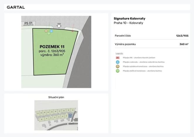 Prodej pozemku pro bydlení, Praha - Kolovraty, Měsíčková, 360 m2