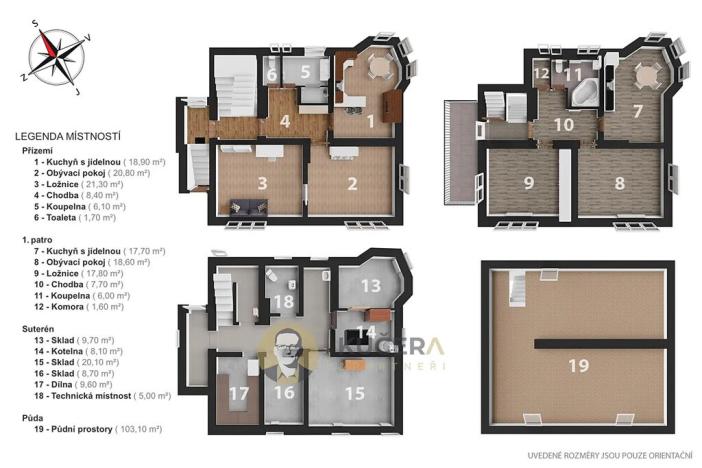 Prodej rodinného domu, Lovosice, Sukova, 310 m2