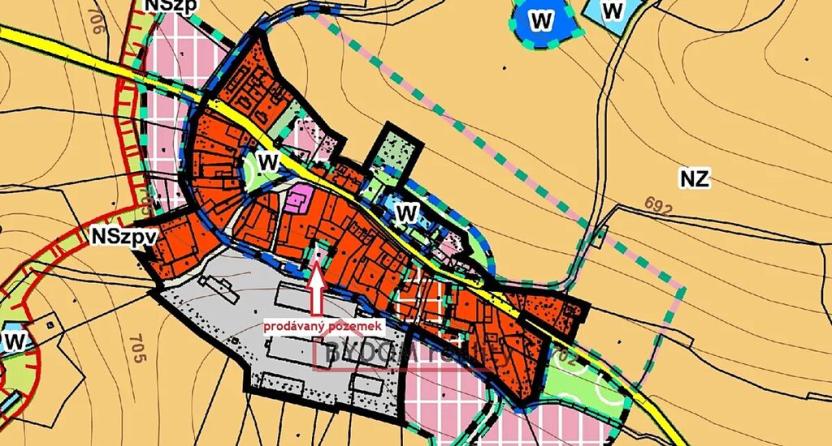 Prodej pozemku pro bydlení, Teplá, 884 m2