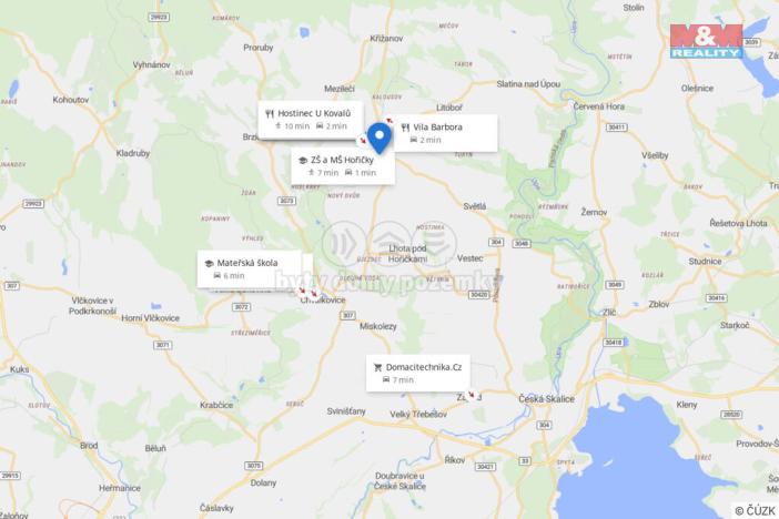 Prodej pozemku pro bydlení, Hořičky, 786 m2