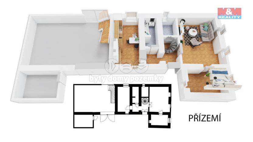 Prodej rodinného domu, Choustník, 193 m2