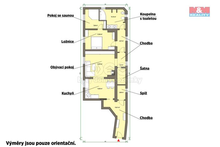 Prodej atypického bytu, Mariánské Lázně, Žižkova, 119 m2
