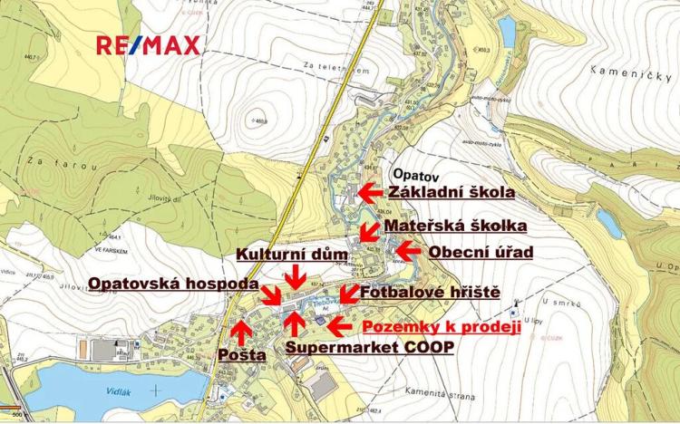 Prodej pozemku pro bydlení, Opatov, 783 m2