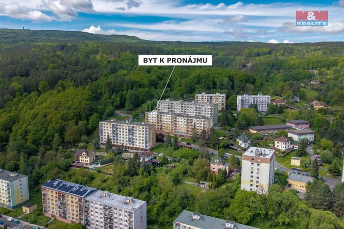 Pronájem bytu 1+1, Děčín - Děčín IX-Bynov, Na Vyhlídce, 33 m2