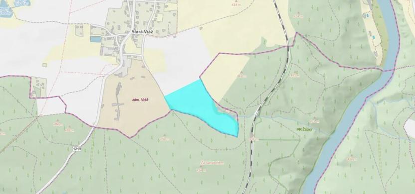 Prodej podílu pole, Vráž, 31948 m2