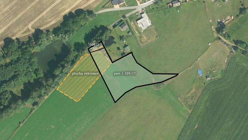 Prodej pozemku pro bydlení, Jiřice, 5723 m2