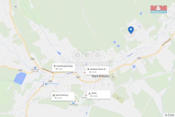 Prodej zemědělské usedlosti, Staré Křečany, 2065 m2