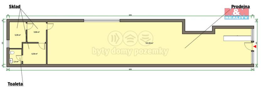 Pronájem obchodního prostoru, Mariánské Lázně, Hlavní třída, 123 m2