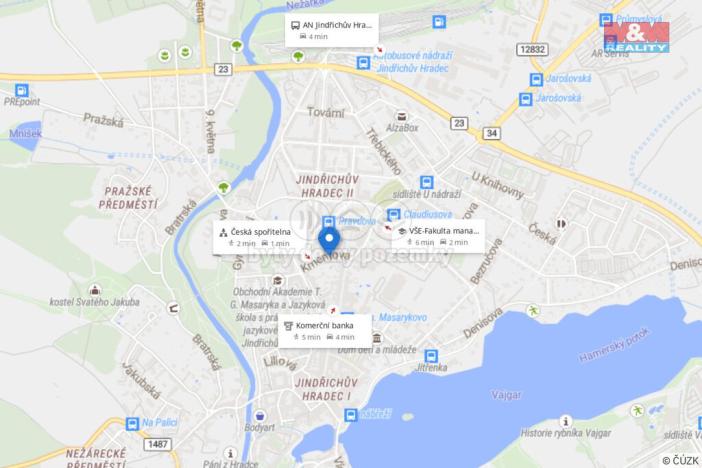 Pronájem kanceláře, Jindřichův Hradec - Jindřichův Hradec II, Kmentova, 16 m2