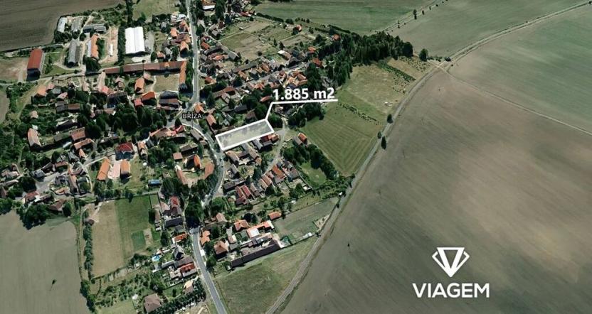 Prodej zahrady, Bříza, 1885 m2