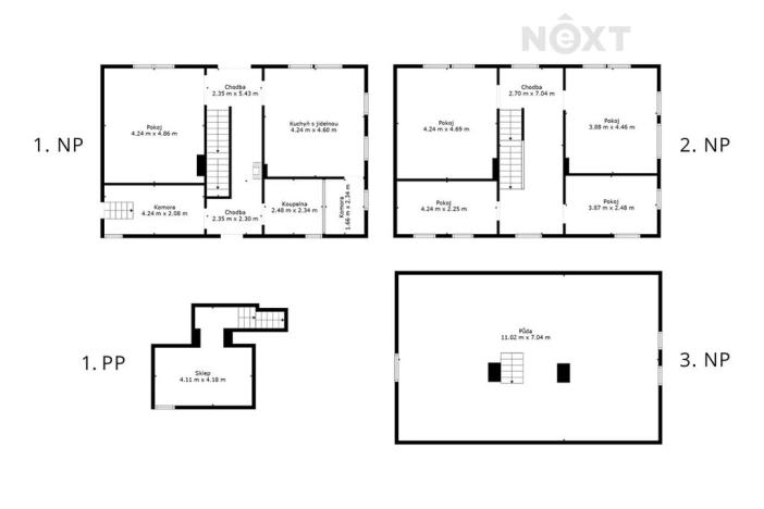 Prodej rodinného domu, Žandov, 240 m2