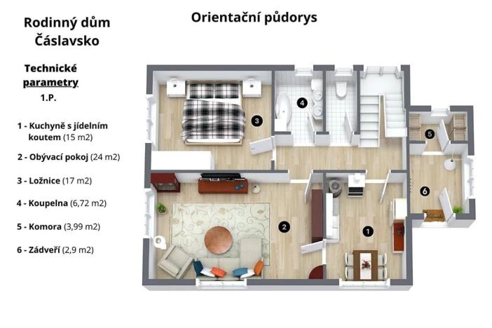 Prodej rodinného domu, Čáslavsko, 190 m2