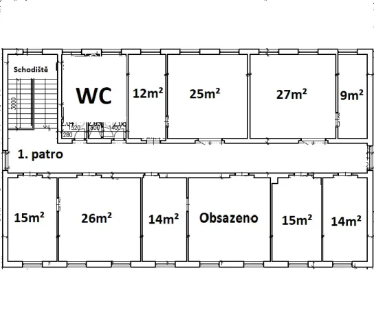 Pronájem kanceláře, Frýdek-Místek, Příborská, 157 m2