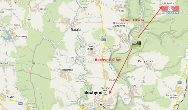 Prodej chaty, Dobronice u Bechyně, 40 m2