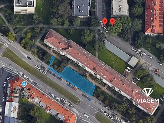 Prodej podílu pozemku, Praha - Strašnice, 215 m2