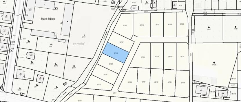 Prodej pozemku pro bydlení, Srbice, 581 m2
