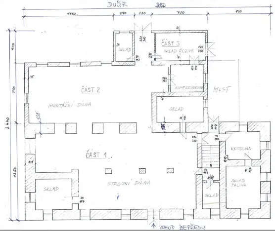 Prodej komerční nemovitosti, Lhota Rapotina, 1000 m2