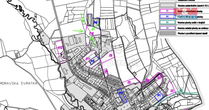 Prodej komerčního pozemku, Svratka, Partyzánská, 4523 m2