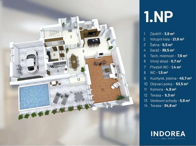 Prodej vily, Praha - Troja, Trojská, 348 m2