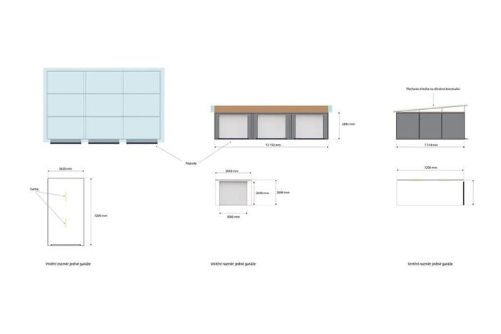 Pronájem garáže, Šternberk, Průmyslová, 27 m2