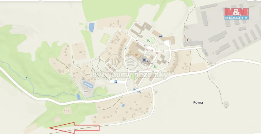 Prodej zahrady, Rovná, 417 m2