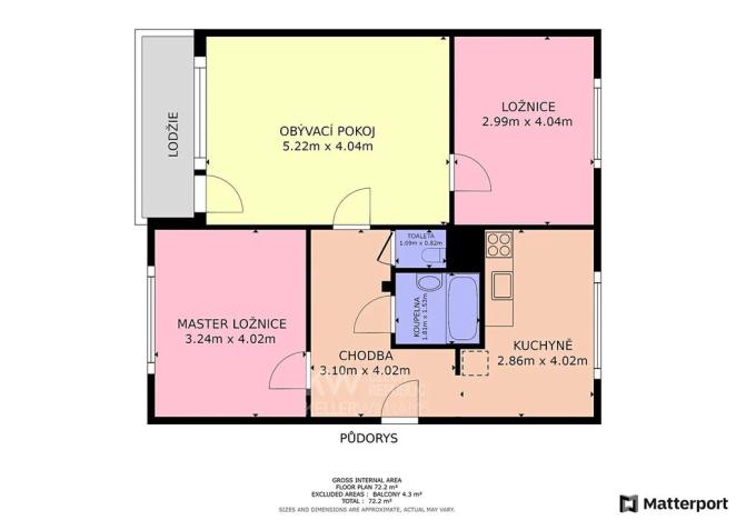 Prodej bytu 3+1, Jiřetín pod Bukovou, 77 m2