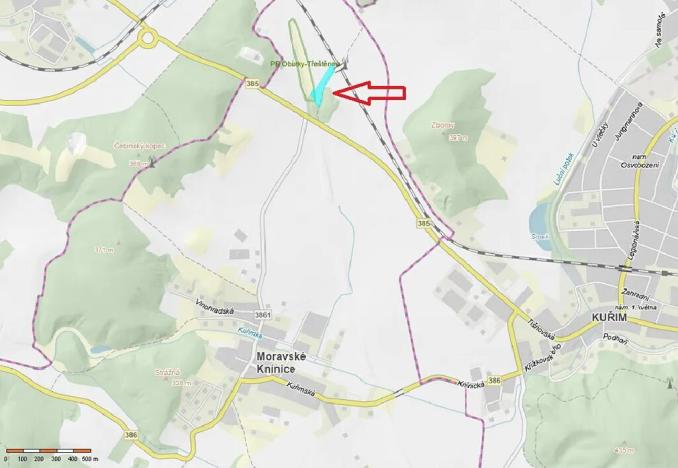 Prodej pole, Moravské Knínice, 11106 m2