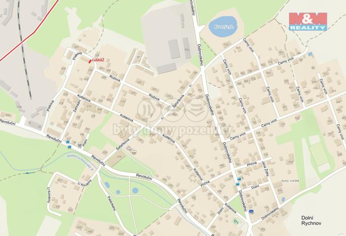 Pronájem garáže, Dolní Rychnov, 20 m2