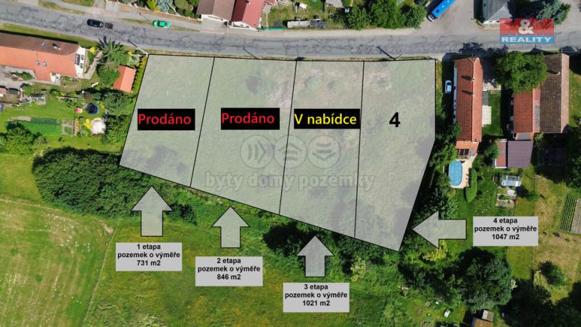 Prodej pozemku pro bydlení, Labské Chrčice, 1021 m2