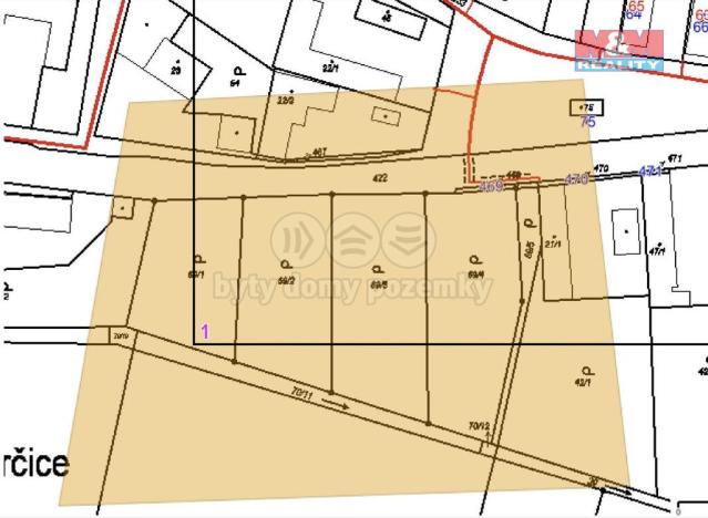 Prodej pozemku pro bydlení, Labské Chrčice, 1021 m2