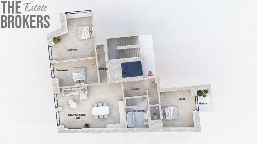 Prodej bytu 4+kk, Praha - Suchdol, U hotelu, 118 m2