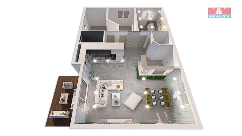 Prodej rodinného domu, Tuchlovice - Srby, 103 m2