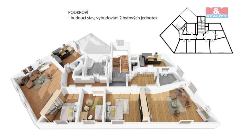 Prodej atypického bytu, Český Těšín, Ostravská, 220 m2