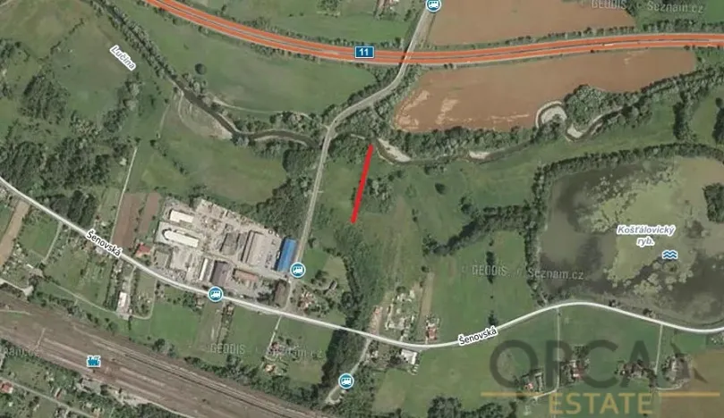 Prodej pole, Ostrava, 2509 m2