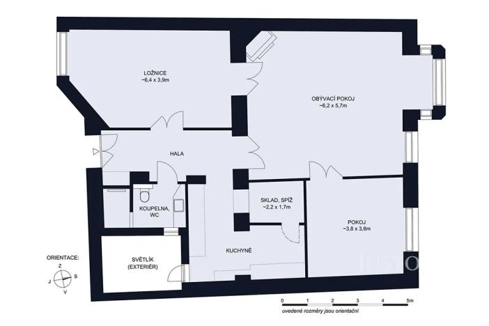 Prodej bytu 3+1, České Budějovice, Karla IV., 109 m2