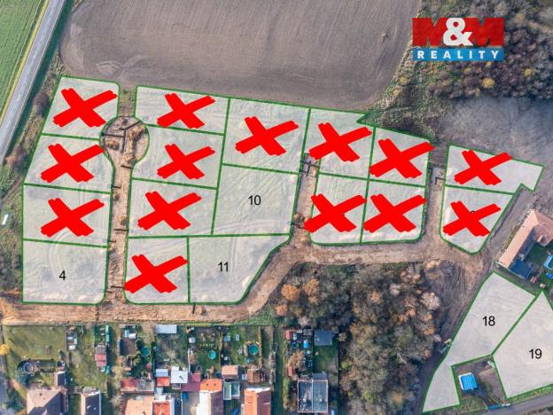 Prodej pozemku pro bydlení, Časy, 1235 m2