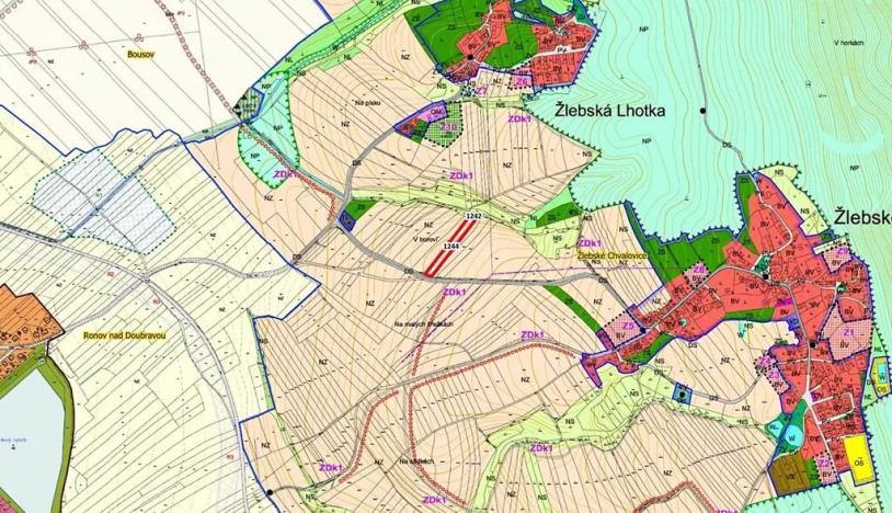 Prodej pole, Žlebské Chvalovice, 3358 m2