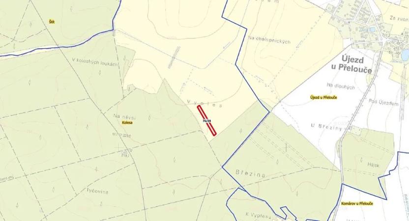 Prodej louky, Kladruby nad Labem, 3199 m2