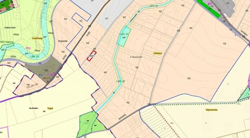 Prodej pole, Úhřetice, 3286 m2