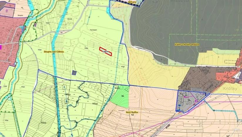 Prodej pole, Sloupno, 3400 m2