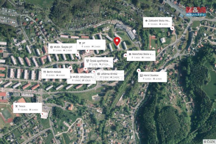 Pronájem bytu 1+1, Horní Slavkov, Dlouhá, 49 m2