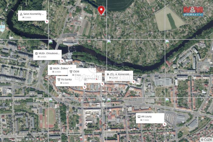 Prodej zahrady, Louny, Na Losech, 597 m2