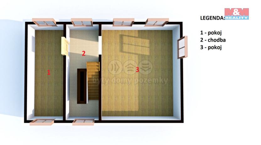 Prodej rodinného domu, Býčkovice - Velký Újezd, 53 m2