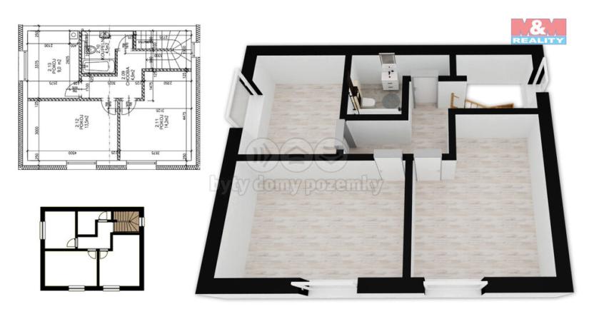 Prodej bytu 4+kk, Králův Dvůr - Počaply, 97 m2