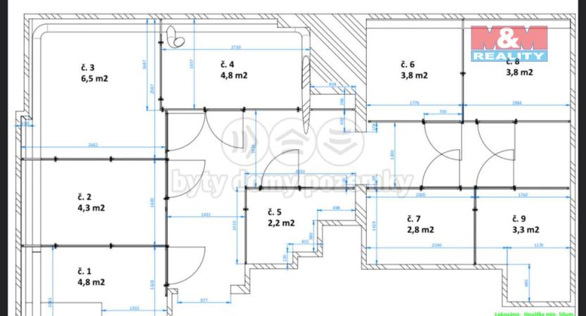 Prodej obchodního prostoru, Praha - Žižkov, Biskupcova, 54 m2