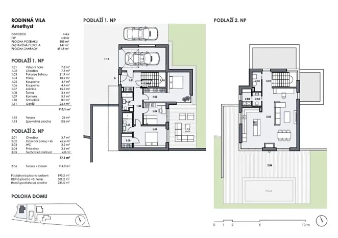 Prodej rodinného domu, Praha - Velká Chuchle, Novochuchelská, 190 m2