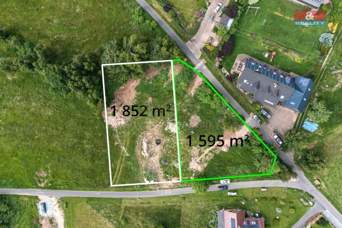 Prodej pozemku pro bydlení, Tisá, 1852 m2
