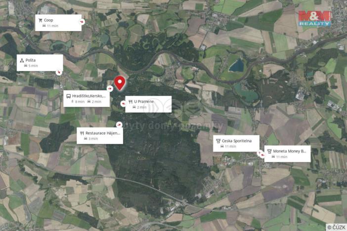 Prodej pozemku pro bydlení, Hradištko, Kersko, 3854 m2