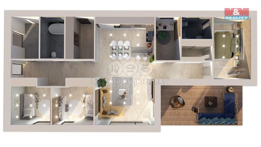 Prodej rodinného domu, Slaná - Bořkov, 150 m2