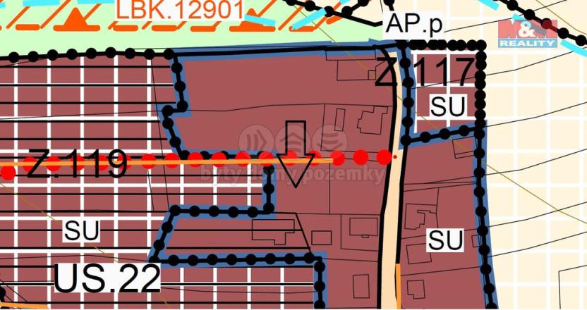 Prodej pozemku pro bydlení, Borovany - Trocnov, 834 m2